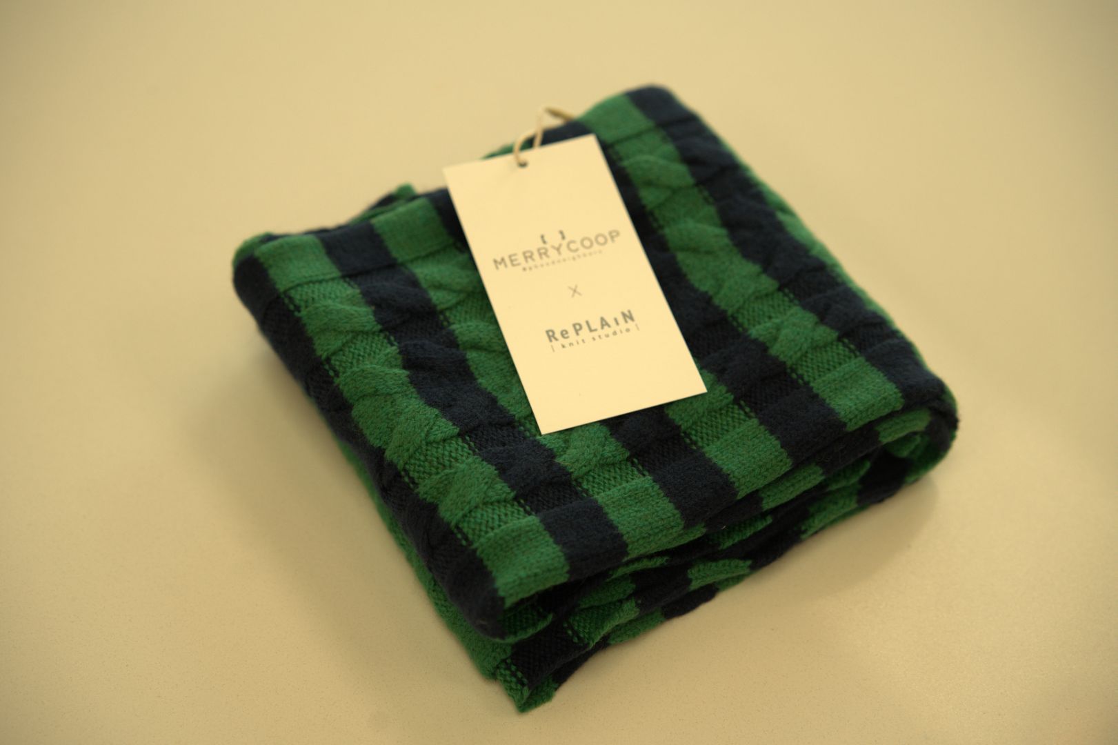 Premium Cashmere 'Cable Muffler' Scarf
