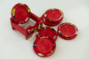 Handcrafted Salvadorian Wooden Coasters (Set of 6)