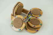 Handcrafted Salvadorian Wooden Coasters (Set of 6)